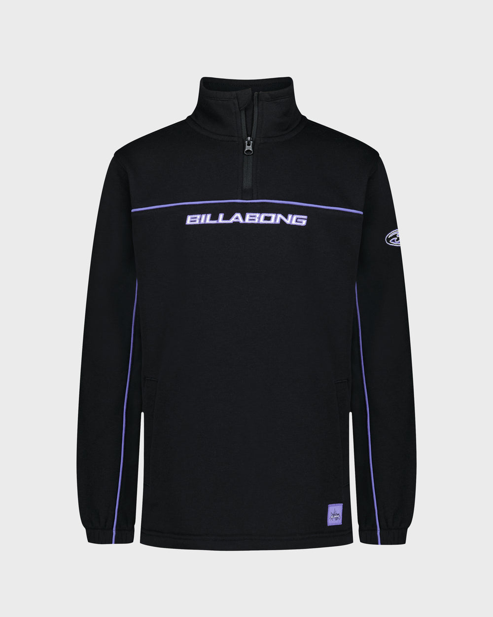 BSFJB18F-001.jpg Boys Bad Dog Quarter Zip Sweatshirt - Image 1