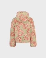 Girls Just In Time Half Zip Sherpa Hoodie - Image 2