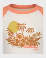 Girls Retro Tropics T-Shirt - Image 4