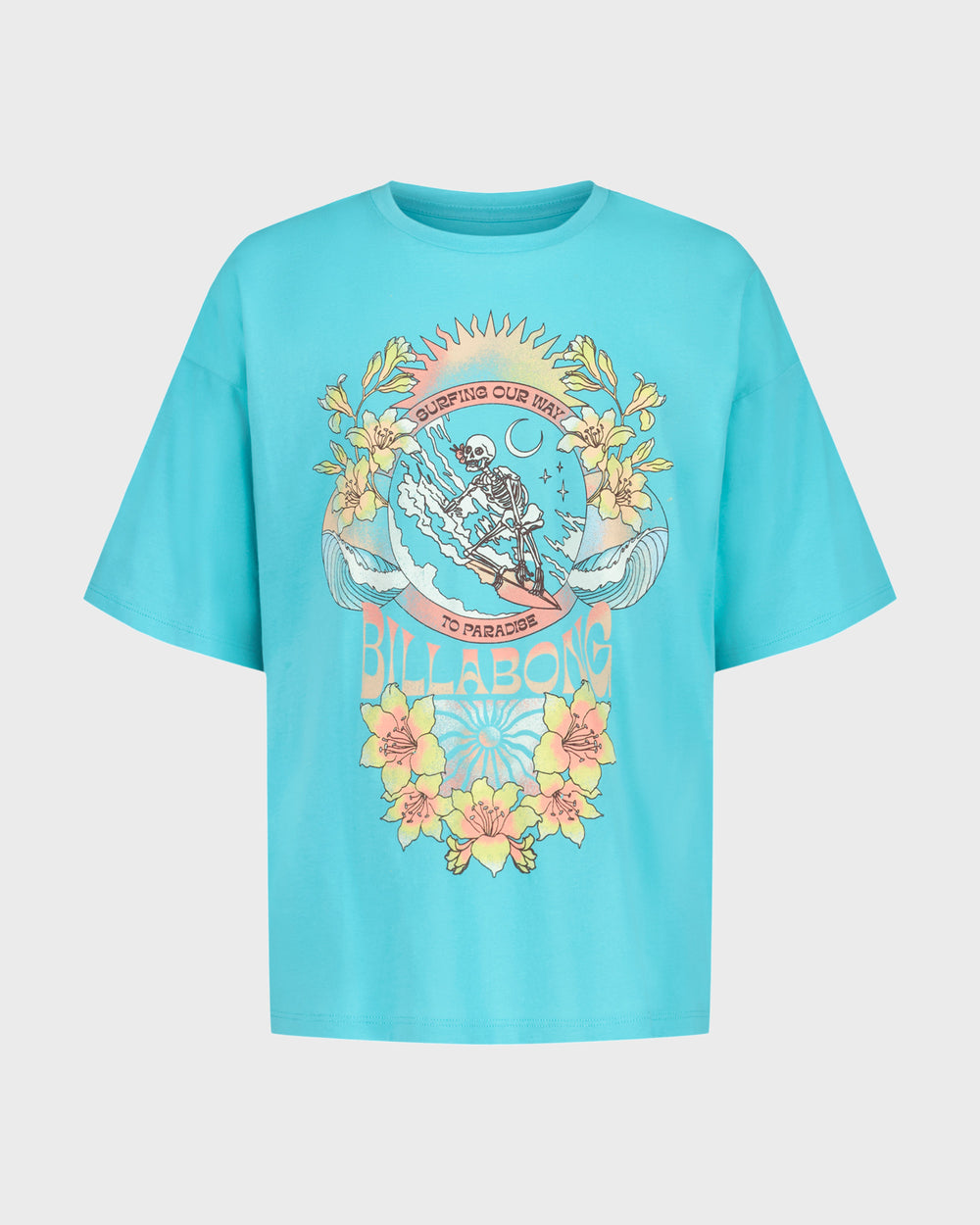 BSSJA44X-353.jpg Girls Surfing Oversized T-Shirt - Image 1