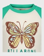 Girls Butterfly Stamp T-Shirt - Image 4