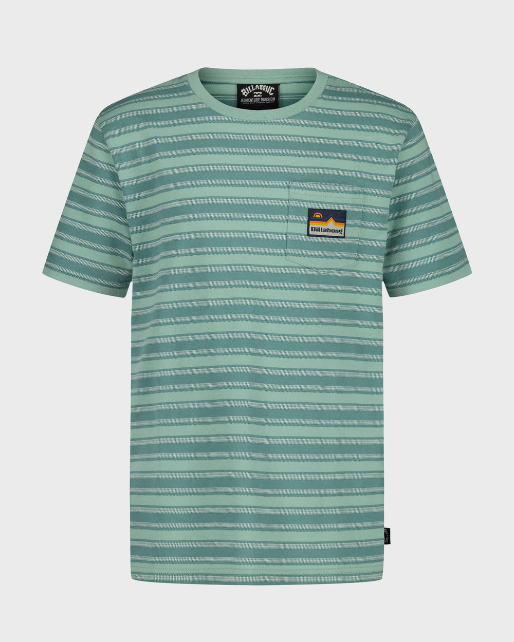 BSSJB01F-347.jpg Boys Miles Stripe Pocket Short Sleeve T-Shirt - Image 1