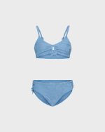 Girls Botanic Blues Bikini Set