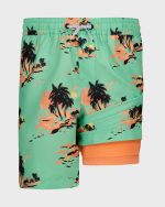 Boys Lineup Layback Swim Trunks - Image 4