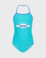 Girls Wander Over One Piece Swimsuit