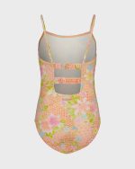 Girls Crazy For Coral One Piece Swimsuit - Image 2