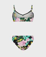 Girls Shadow Tropics Bikini Set - Image 2