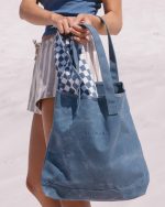 Saltwashed Boat Tote - Blue Smoke - Image 3