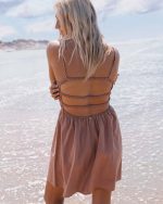 Suns Out Mini Dress - Sugar Almond - Image 5