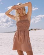 Suns Out Mini Dress - Sugar Almond - Image 3