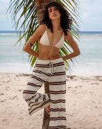 Hot Stripe Pants - Teak - Image 2