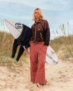 Date Palm Terry Pants - Rose Brown - Image 3