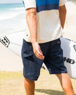 Bad Dog 21" Workwear Shorts - Navy - Image 4