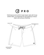 73 Pro Performance 18" Boardshorts - Dark Military - Image 3