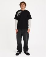 Immortal Blast Short Sleeve Knit T-Shirt - Black - Image 5