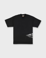 Chrome Diamond Short Sleeve Knit T-Shirt - Black - Image 8