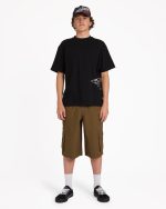 Chrome Diamond Short Sleeve Knit T-Shirt - Black - Image 5