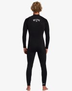 4/3mm Foil GBS Chest Zip Wetsuit - Black - Image 2