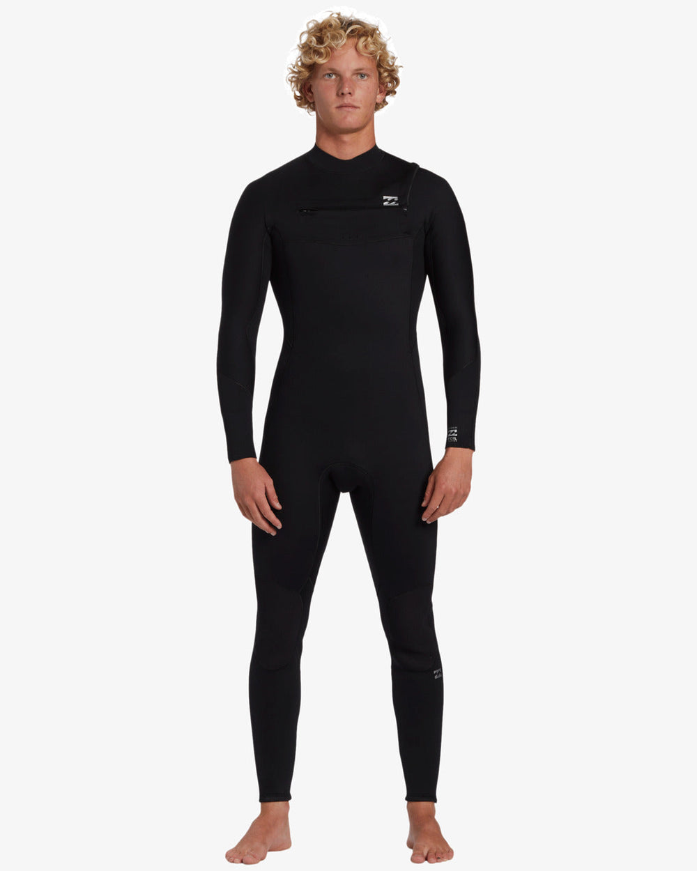 abyw100244_billabong_2Cw_blk_frt1_bf6099c3-8a24-4159-a31c-22712f1c1293.jpg 4/3mm Foil GBS Chest Zip Wetsuit - Black - Image 1
