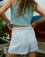 Wanderer Print Woven Shorts - Twilight Blue - Image 5